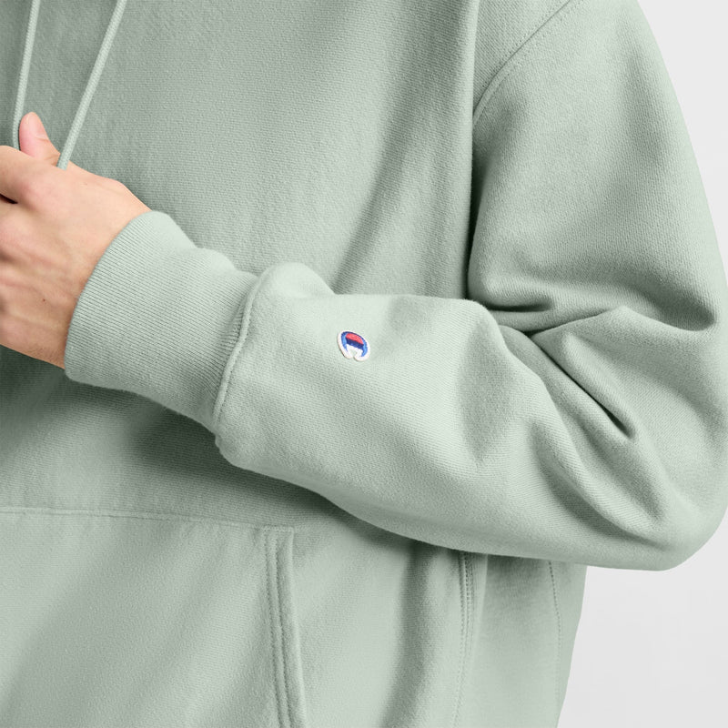 Reverse Weave Dropped Shoulder Hoodie