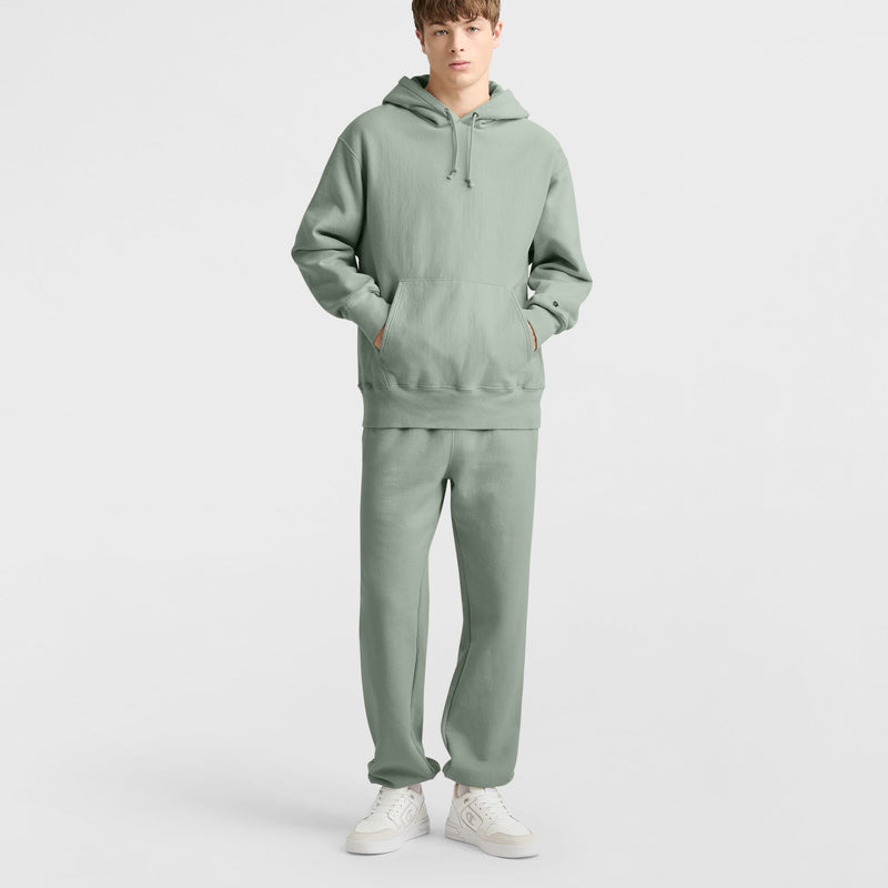 Reverse Weave Dropped Shoulder Hoodie