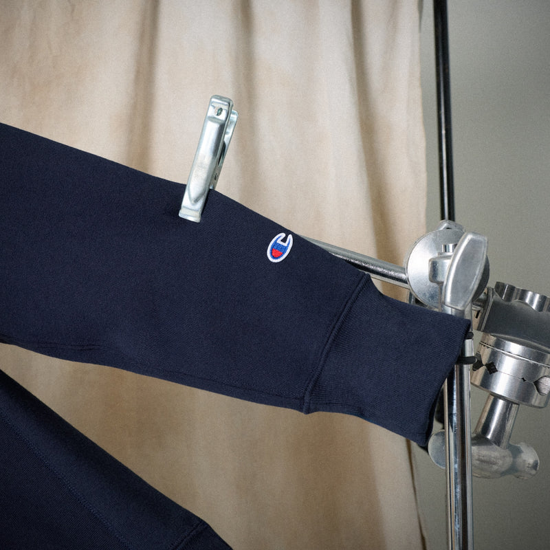 Champion USA Reverse Weave® Zip Hooded Sweatshirt in Athletic Navy