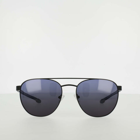 Champion Men's Polarized Retainer Stainless ST-Shirtl Aviator in Matte Black/Blue