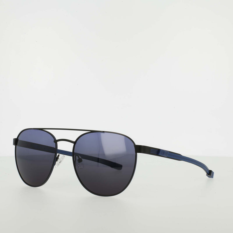 Champion Men's Polarized Retainer Stainless ST-Shirtl Aviator in Matte Black/Blue