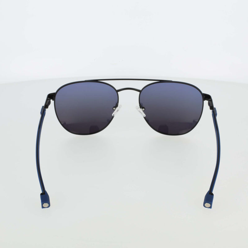 Champion Men's Polarized Retainer Stainless ST-Shirtl Aviator in Matte Black/Blue