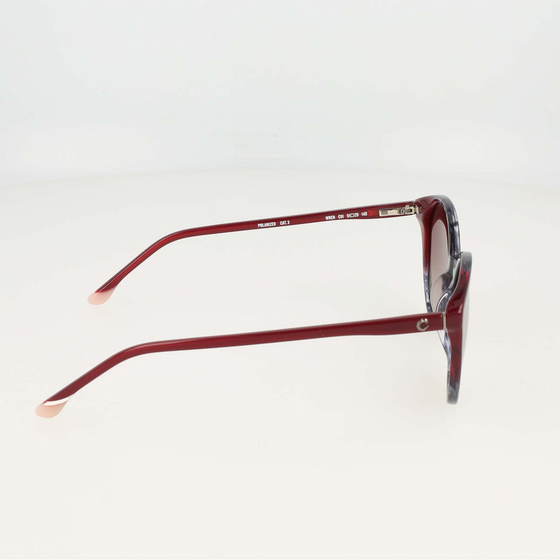 Champion Women's Polarized Flirty Round in Black Tortoise