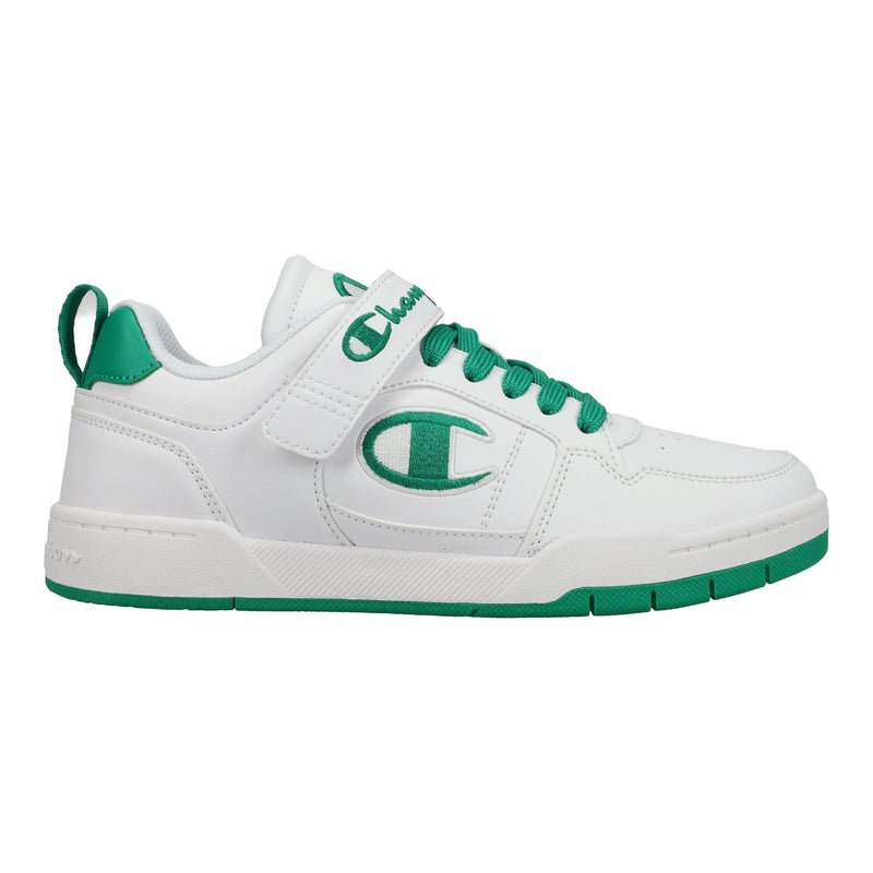 Champion Kids' Arena Power Low in White/Green Field