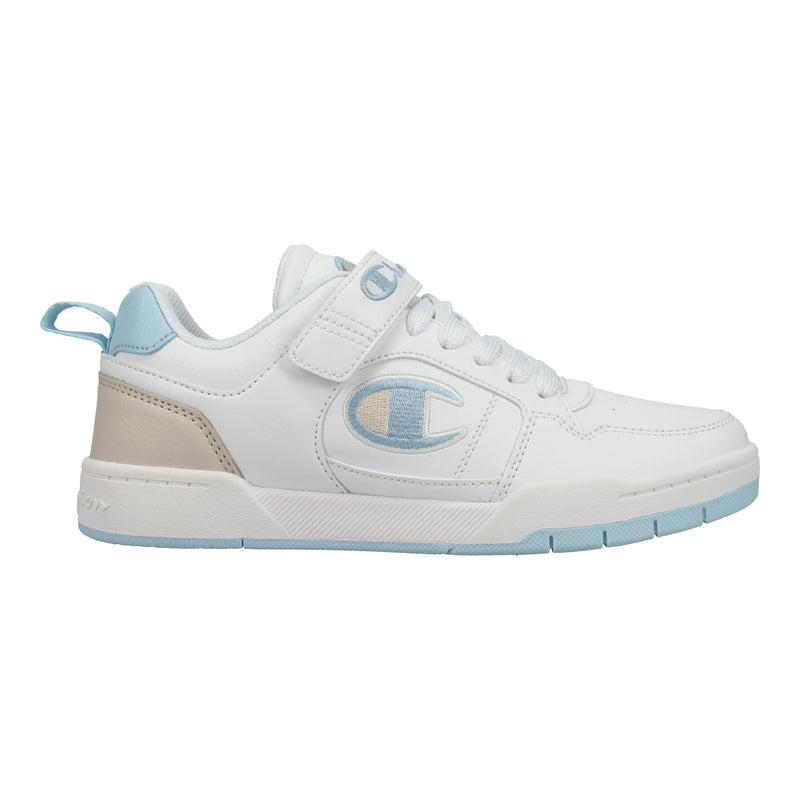 Champion Kids' Arena Power Low in White/Sky Blue/Beige