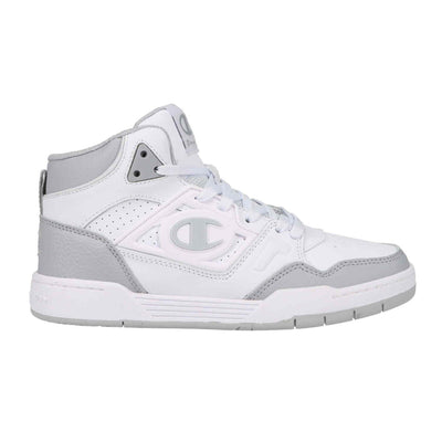 Champion Kids' 5-on-5 High in White/Grey/Chalk