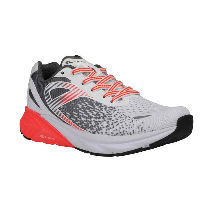 Champion Women's Alpha in White/Neon Cherry/Grey