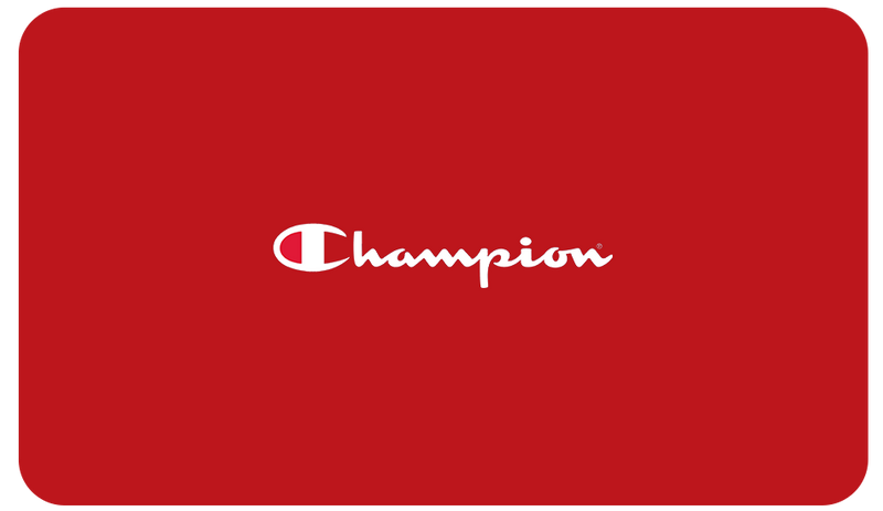 Champion E-Gift Card in Red Logo