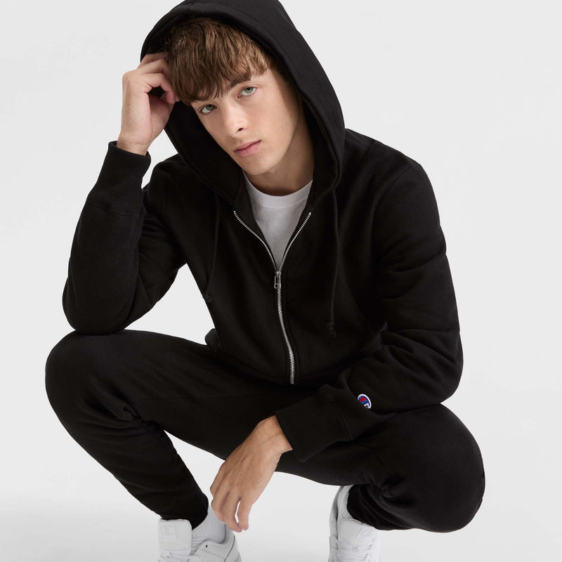 Reverse Weave Full-Zip Hoodie