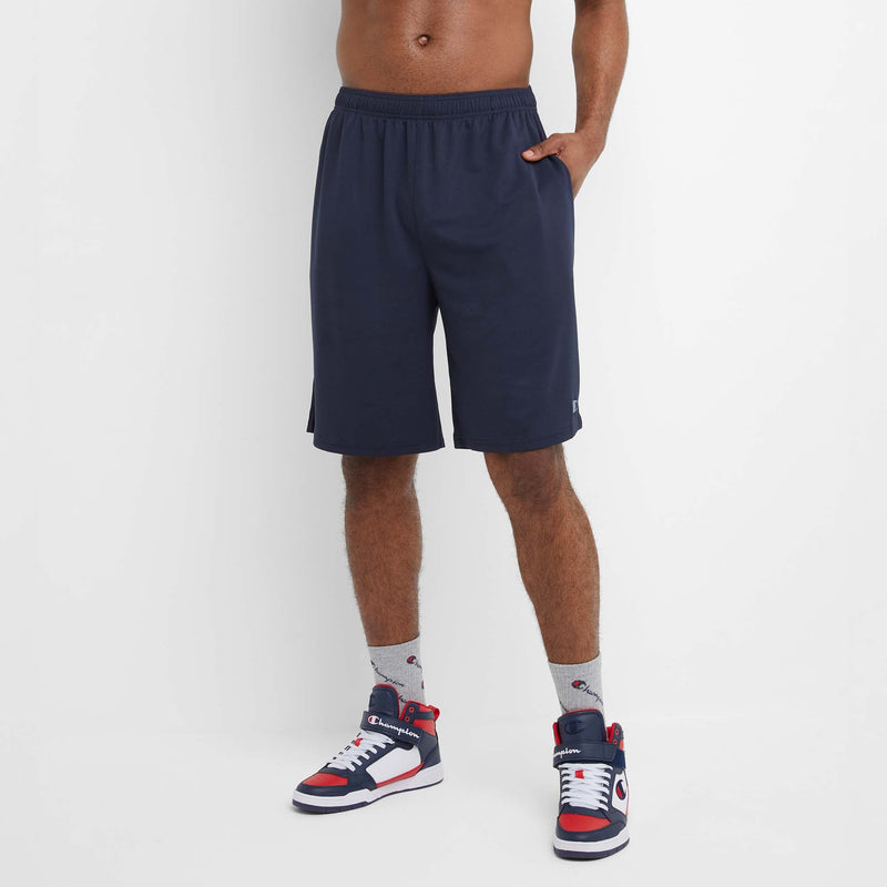 Champion Sport Shorts, Moisture Wicking - Big & Tall in Navy