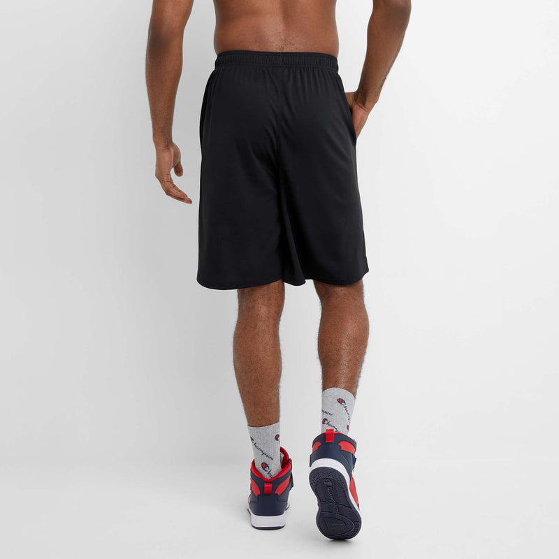 Champion Sport Shorts, Moisture Wicking - Big & Tall in Black