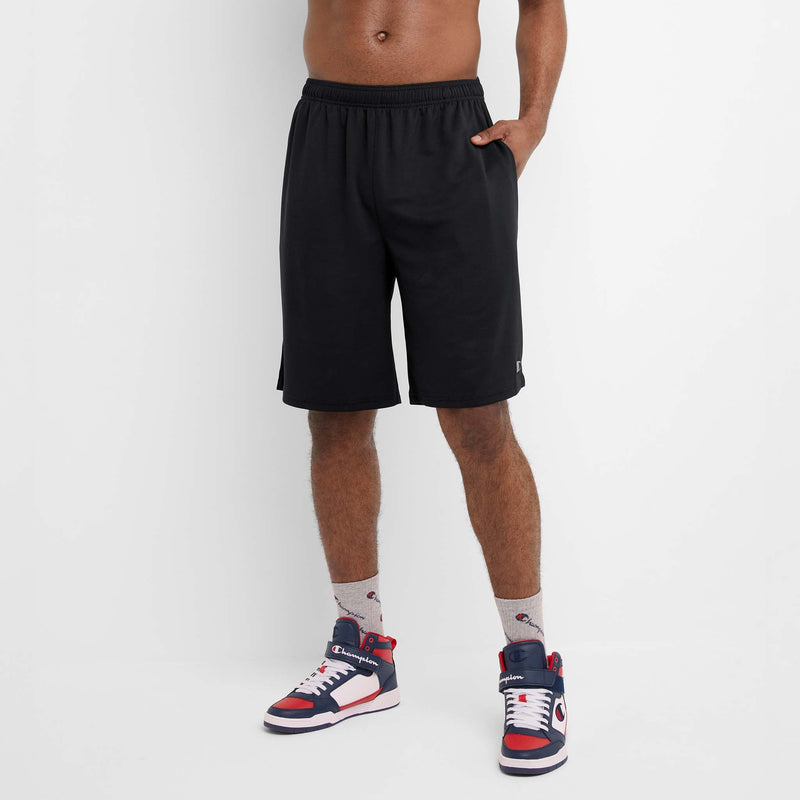 Champion Sport Shorts, Moisture Wicking - Big & Tall in Black