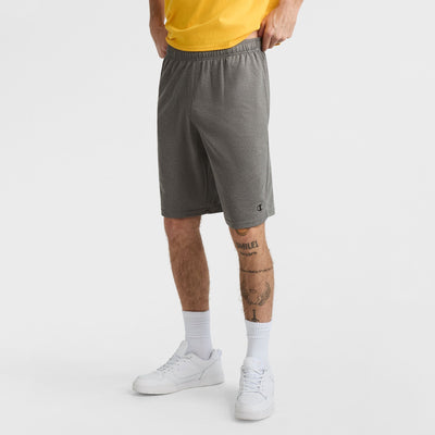 Champion 10" Moisture Wicking, Sport Shorts in Granite Heather