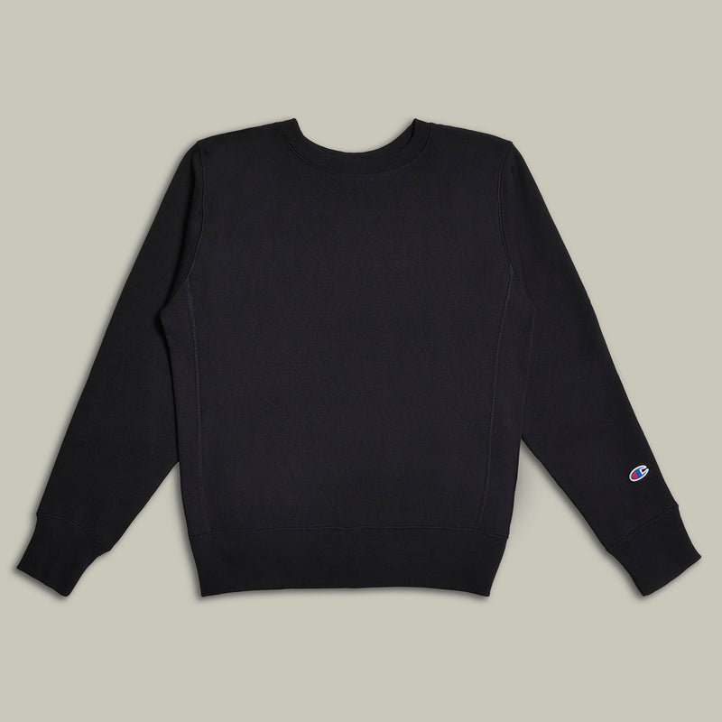 Champion USA Reverse Weave® Crew Neck Sweatshirt in Black