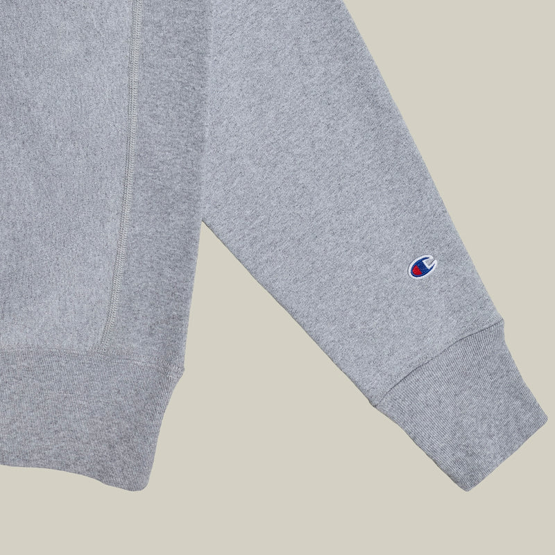 Champion USA Reverse Weave® Hooded Sweatshirt in New Manhattan Mist Heather