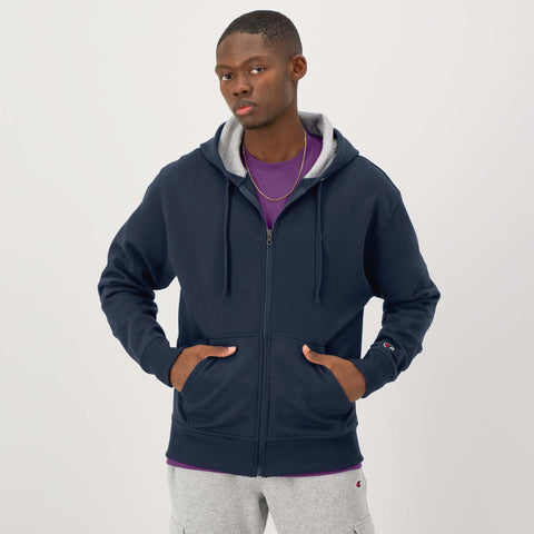 Powerblend Full-Zip Hoodie, C Logo