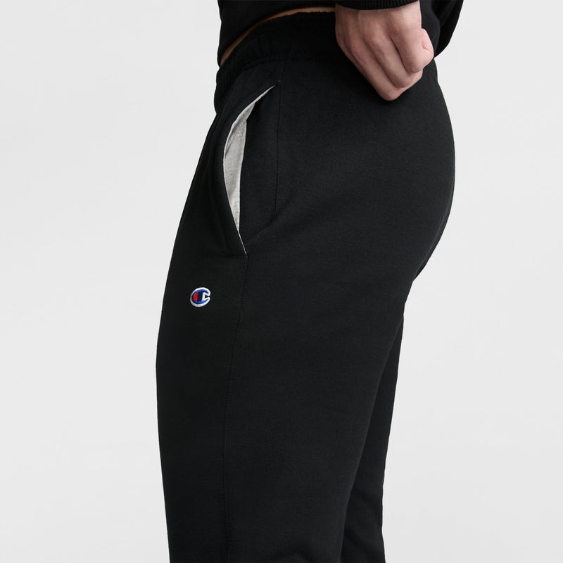 Champion Powerblend Joggers, Script Logo in Black