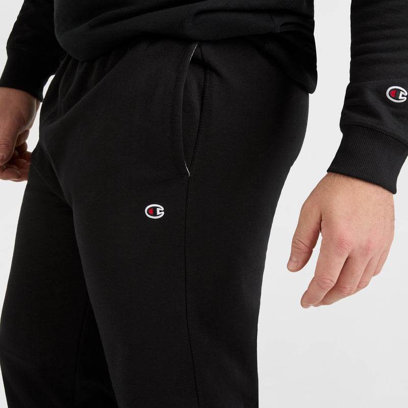 Champion Powerblend Joggers, C Logo - Big & Tall in Black