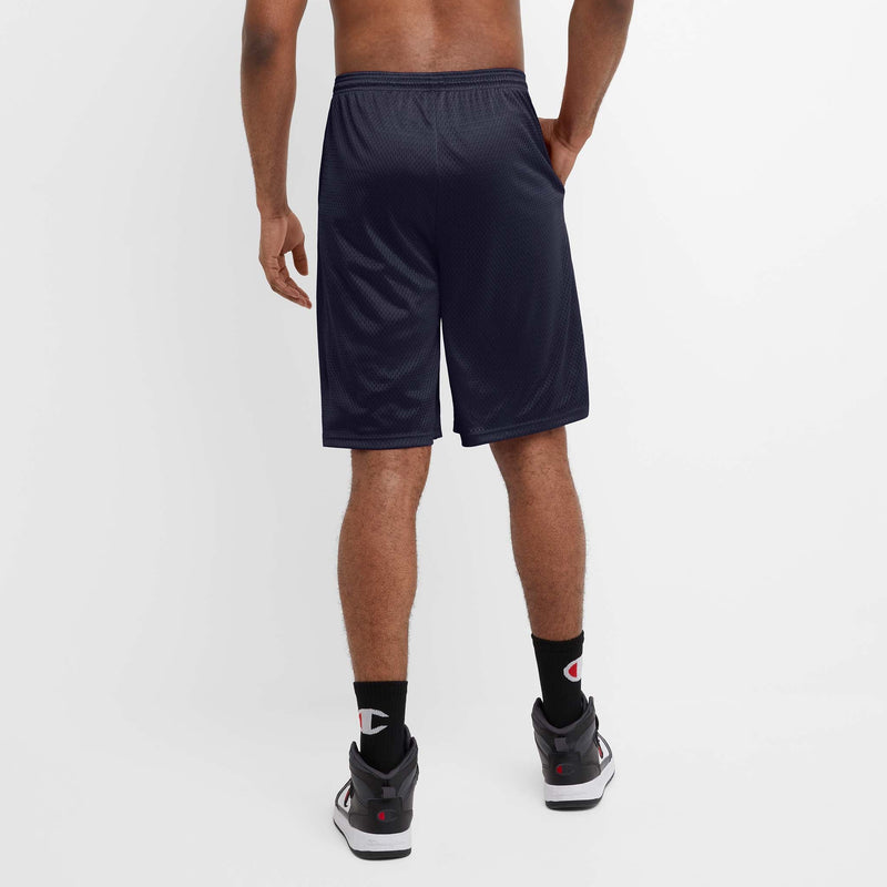 Champion Classic Mesh Gym Shorts, C Logo - Big & Tall in Navy