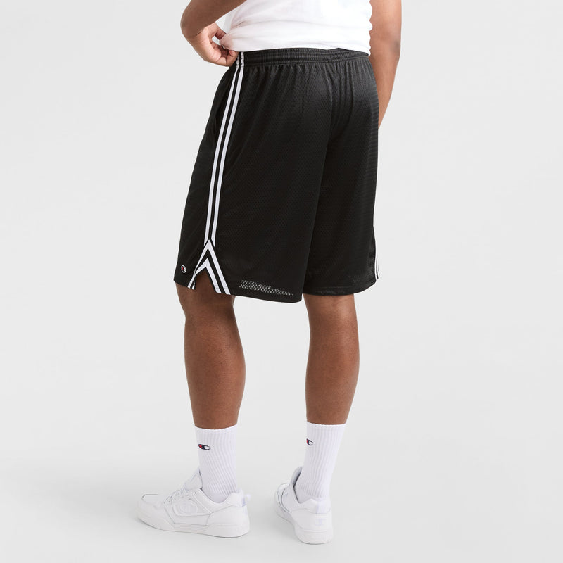 Champion 10" Lacrosse Mesh Shorts - Big & Tall in Black
