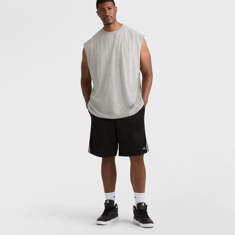 Champion 10" Lacrosse Mesh Shorts - Big & Tall in Black
