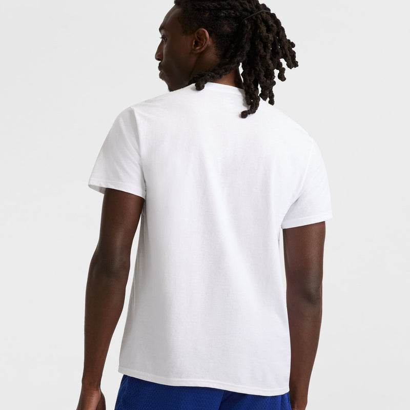 Champion Classic Graphic T-Shirt, Script Logo in White