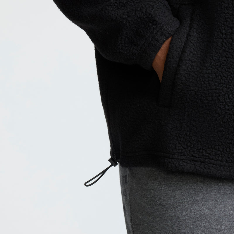 Champion Micro Fleece 1/4 Zip - Big & Tall in Black