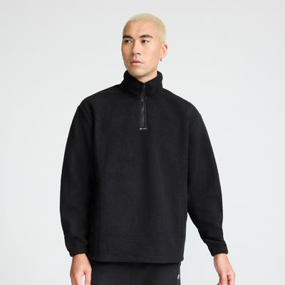 Champion Micro Fleece 1/4 Zip in Black