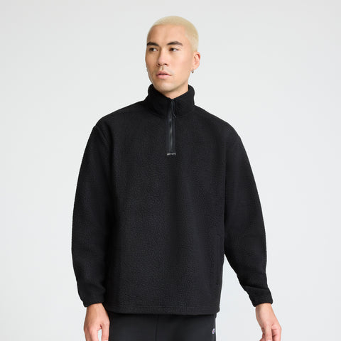 Champion Micro Fleece 1/4 Zip in Black