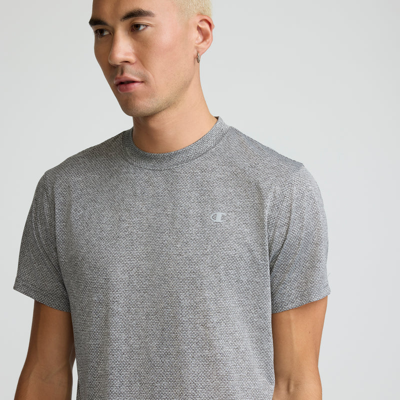 Champion Novelty Sport T-Shirt in Nickel Grey Heather