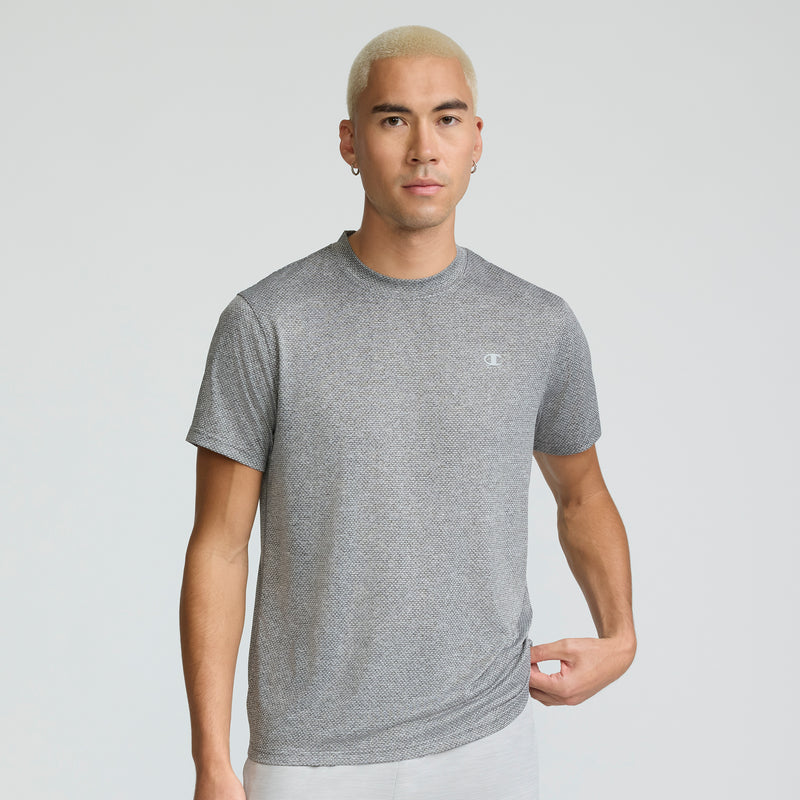 Champion Novelty Sport T-Shirt in Nickel Grey Heather