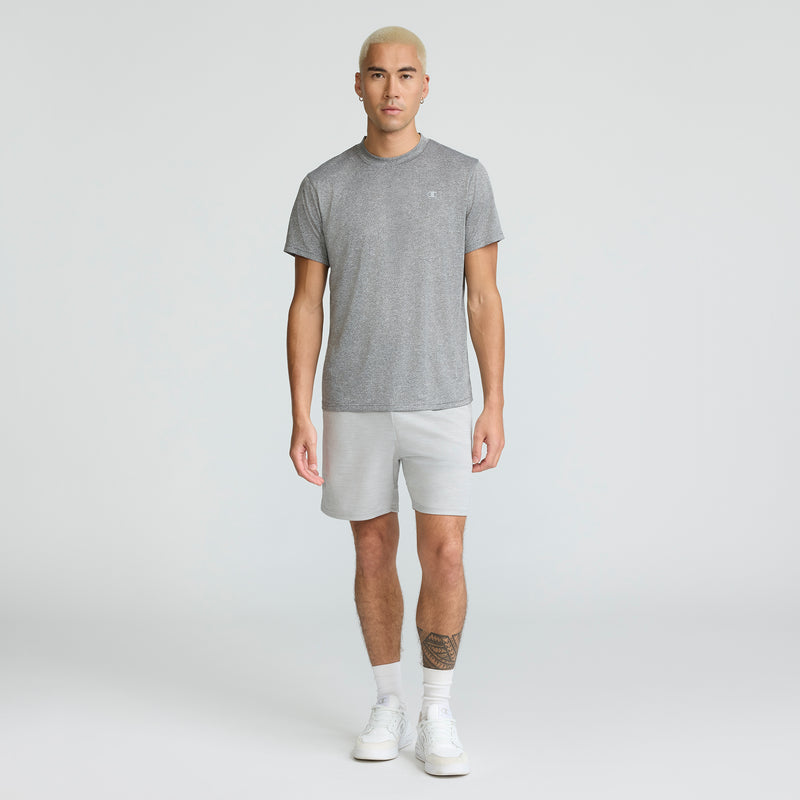 Champion Novelty Sport T-Shirt in Nickel Grey Heather