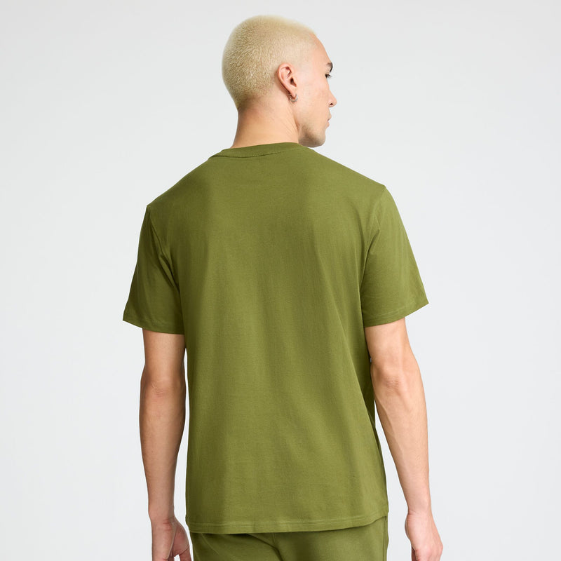 Champion Classic T-Shirt, C Logo in Immersive Olive