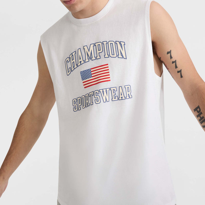 Classic Graphic Muscle Tank, USA Sportswear