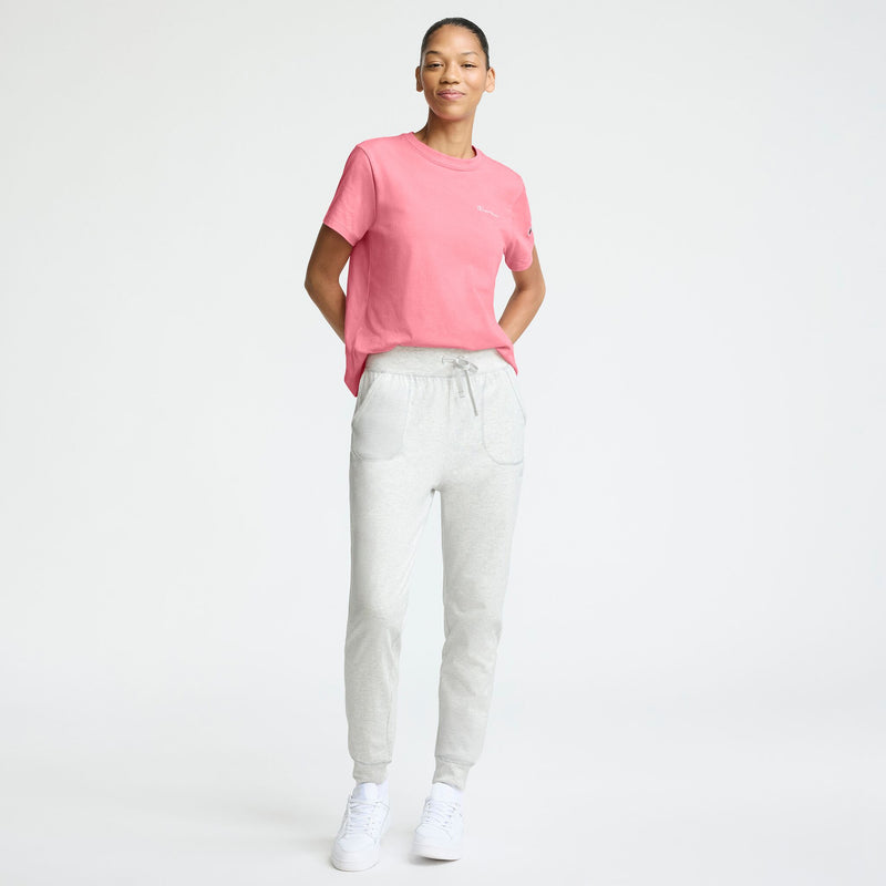 Champion Lightweight Lounge Joggers in Platinum Silver Heather