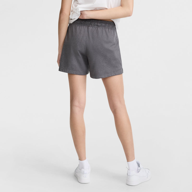 Champion 5" Lightweight Lounge Shorts, C Logo in Granite Heather