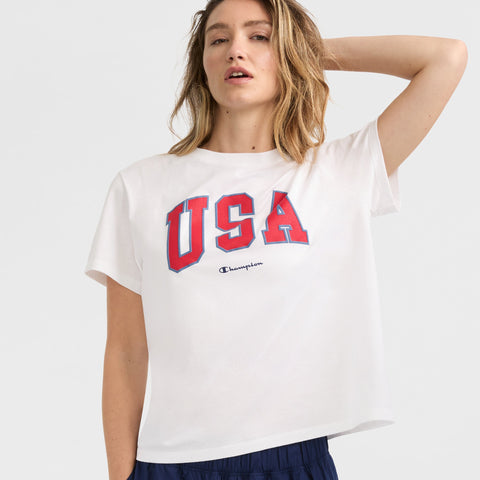 Classic Graphic T-Shirt, USA Logo