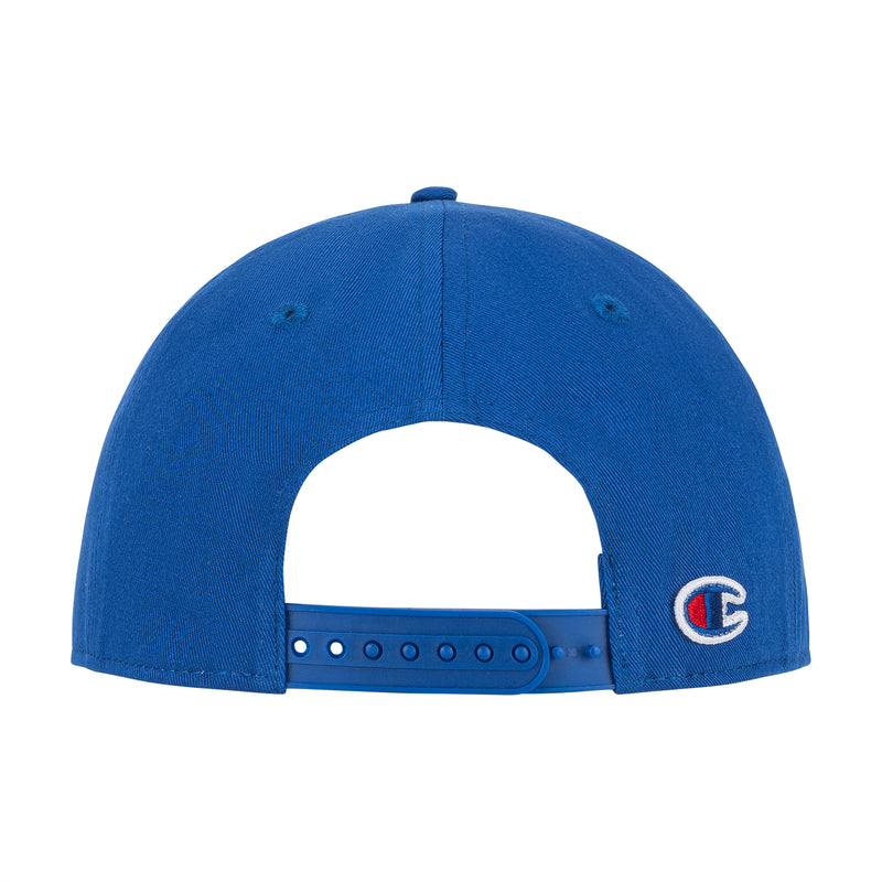 Champion Athletic Dept Flat Brim Cap in Blue