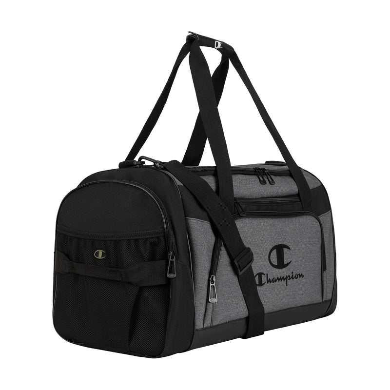 Champion Arena Duffel Bag in Grey/Black