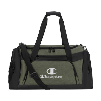 Champion Stadium Duffel Bag in Green/Black