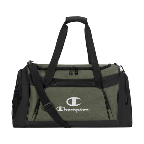 Champion Stadium Duffel Bag in Green/Black