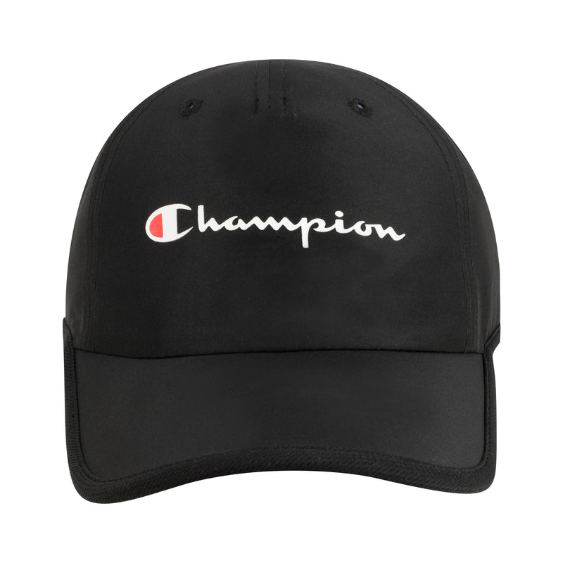 Champion Pace Runner Adjustable Cap in Black